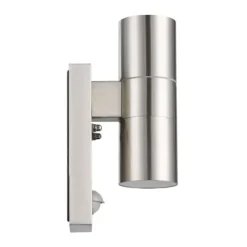 Aplique LED Exterior em Aço Inoxidável com Sensor RIGA 5 EGLO 32898