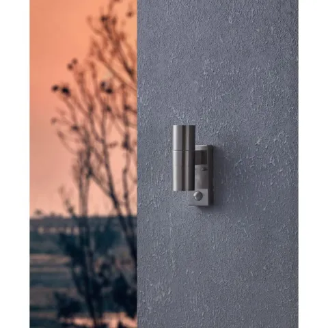 Aplique LED Exterior em Aço Inoxidável com Sensor RIGA 5 EGLO 32898