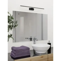 Aplique LED para Casa de Banho Preto com Função CCT CONETTILLA EGLO 901848
