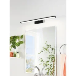 Aplique LED para Casa de Banho com Alumínio e Plástico Preto PANDELLA 1 EGLO 98908