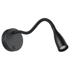 Aplique LED Preto com Braço Flexível OLIVANDINO EGLO 901818