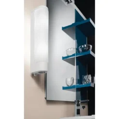 Aplique para Casa de Banho com Tampa de Vidro Ranhurado BARI 1 EGLO 94987