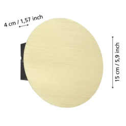 Aplique Parede Talamello eglo 901201 ouro