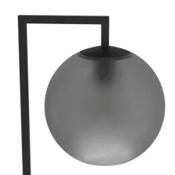 ARANGONA Candeeiro de Pé EGLO - Design Moderno com Vidro Cinzento Mate 390254