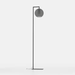 ARANGONA Candeeiro de Pé EGLO - Design Moderno com Vidro Cinzento Mate 390254
