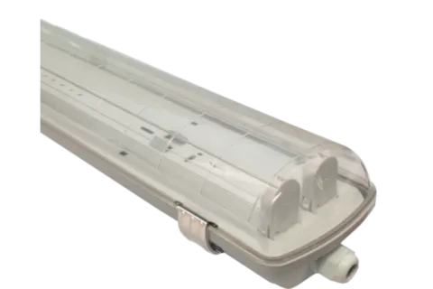 Armadura estanque led 2X1200MM pc/inox ip65