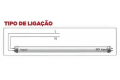 Armadura estanque led 1X1200mm pc/inox ip65