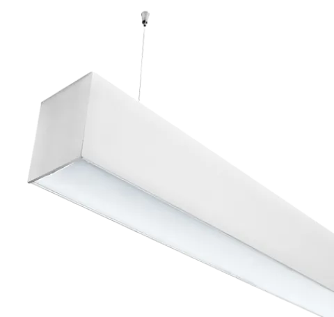Armadura suspensa cinzenta com módulo LED 3300 Lm Tromilux 4052.099.3XL Cinza Satinado