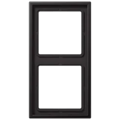 Aro Duplo Alumínio Lacado Dark LS 990 JUNG AL2982D