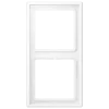 Aro Duplo Branco Mate LS 990 JUNG LS982WWM