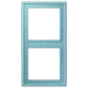 Aro duplo em duroplástico lacado céruléen moyen LS 990 JUNG Les Couleurs® Le Corbusier LC 982 213