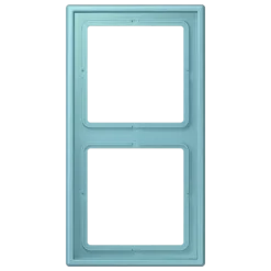Aro duplo em duroplástico lacado céruléen moyen LS 990 JUNG Les Couleurs® Le Corbusier LC 982 213