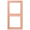 Aro duplo em duroplástico lacado rose clair LS 990 JUNG LC 982 231
