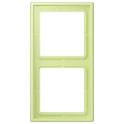 Aro Duplo LS 990 Vert Jaune Clair Duroplástico Lacado JUNG Les Couleurs® Le Corbusier LC 982 222