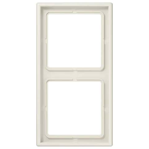 Aro Duplo Marfim para Montagem Vertical e Horizontal LS 990 JUNG LS982W
