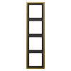 Aro quádruplo banho de ouro LS 990 JUNG LS984GGO