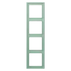 Aro quádruplo vert anglais clair LS 990 JUNG Les Couleurs® Le Corbusier LC 984 217