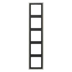 Aro quíntuplo em aço para montagem vertical e horizontal LS 990 JUNG ES2985
