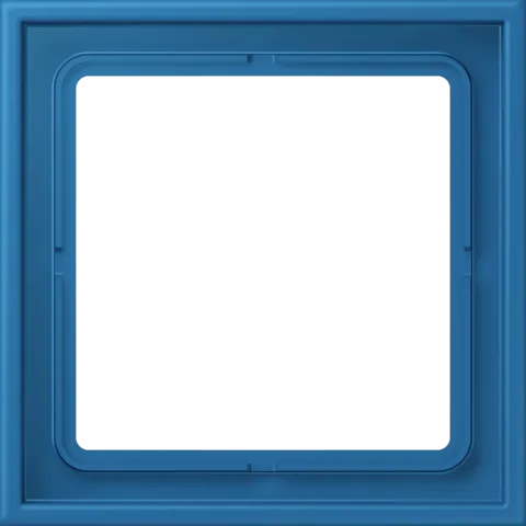 Aro simples lacado mate bleu céruléen LS 990 JUNG Les Couleurs® Le Corbusier LC 981 211