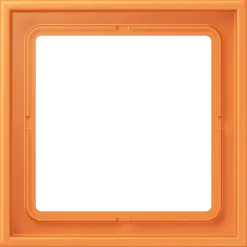 Aro simples LS 990 laranja claro JUNG Les Couleurs® Le Corbusier LC 981 225