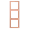 Aro triplo em duroplástico lacado rose clair LS 990 JUNG Les Couleurs® Le Corbusier LC 983 231