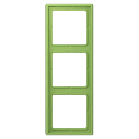 Aro triplo lacado mate vert 31 LS 990 JUNG Les Couleurs® Le Corbusier LC 983 220