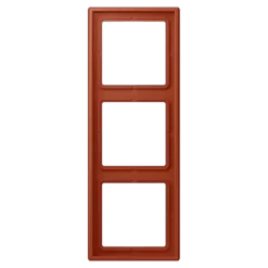 Aro triplo l'ocre rouge LS 990 JUNG em duroplástico lacado Les Couleurs® Le Corbusier LC 983 232