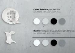 Bucim de interligação para a caixa saliente redonda Siza - EFAPEL