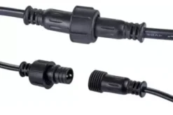 Cabo de arraial/grimalda de luzes com 20 lâmpadas G45 - 6W 2700K IP65 C/13 metros Pr