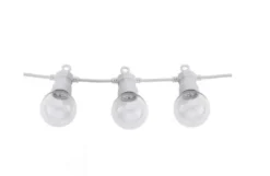 Cabo de arraial/ grinalda de luzes com 20 lâmpadas G45 - 6W 2700 IP65 c/13Metros Br