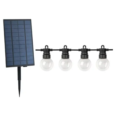 Cabo de arraial/ Grinalda de luzes exterior solar de 10 metros e 20 lâmpadas. Grinalda solar