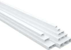 Calha adesiva 32X16 mm branca efapel 10040 fbr (preço ao metro - compra obrigatória em múltiplos de 2)