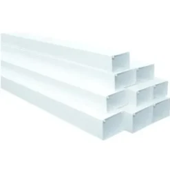 Calha evolutiva 75x50mm branca EFAPEL 16010 cbr (preço ao metro - compra obrigatória em múltiplos de 2)
