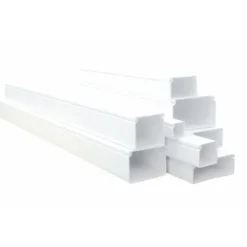 Calha técnica 25X30mm, branco, EFAPEL, 13010 cbr (preço ao metro - compra obrigatória em múltiplos de 2)