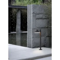 Candeeiro de Caminho LED com Abajur Cónico Preto NINNARELLA EGLO 900689