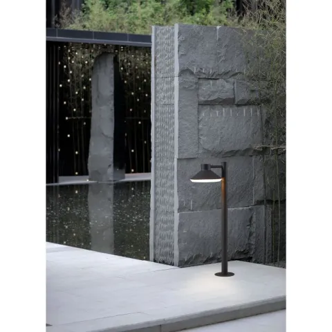 Candeeiro de Caminho LED com Abajur Cónico Preto NINNARELLA EGLO 900689