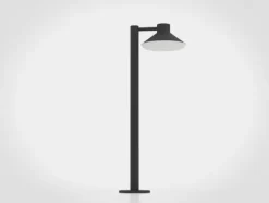 Candeeiro de Caminho LED com Abajur Cónico Preto NINNARELLA EGLO 900689