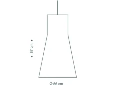 Candeeiro de madeira de teto Magnum 4202 - Secto Design