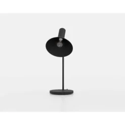 Candeeiro de mesa com abajur cónico preto MORESCANA EGLO 390221
