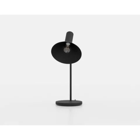 Candeeiro de mesa com abajur cónico preto MORESCANA EGLO 390221