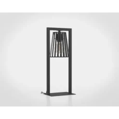 Candeeiro de Mesa com Abajur Cónico em Ferro Preto BOGOTA EGLO 390005