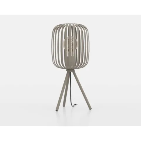 Candeeiro de Mesa com Abajur Cor Areia e Base Tripé ROMAZZINA EGLO 900521