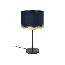 Candeeiro de Mesa com Abajur de Veludo Azul Escuro CASUARITA EGLO 39975
