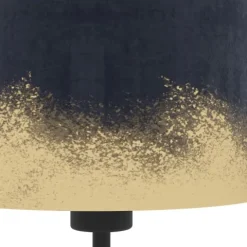 Candeeiro de Mesa com Abajur de Veludo Azul Escuro CASUARITA EGLO 39975