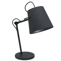 Candeeiro de Mesa com Abajur em Tecido Preto GRANADILLOS EGLO 39866