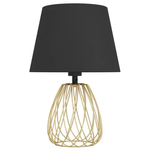 Candeeiro de Mesa com Base de Arame e Abajur Cinzento JAZMINIA EGLO 390039