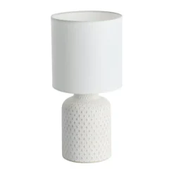 Candeeiro de Mesa com Base em Cerâmica e Abajur Têxtil BELLARIVA EGLO 97773
