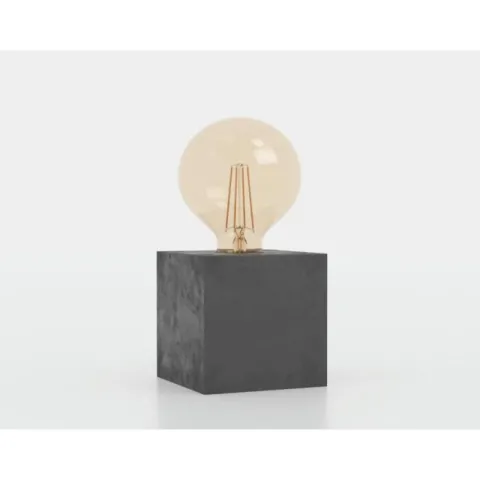 Candeeiro de Mesa com Base em Madeira Preta Mate PRESTWICK 2 EGLO 43734