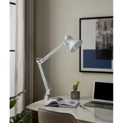 Candeeiro de Mesa com Braço e Cabeça Ajustáveis FIRMO EGLO 90872