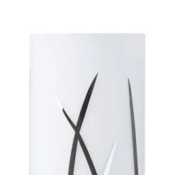 Candeeiro de Mesa com Cilindro de Vidro Branco e Metal Cromado RIVATO EGLO 92743